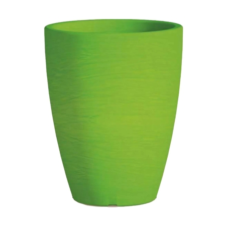 Vaso piante colorato in polietilene 38cm Adone Round Monacis -12