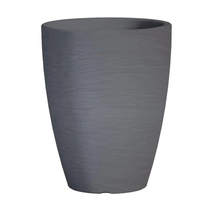 Vaso piante colorato in polietilene 38cm Adone Round Monacis -14