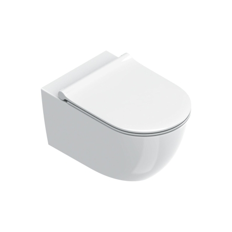 Wc sospeso 55x35 Sfera 55 Catalano bianco -4