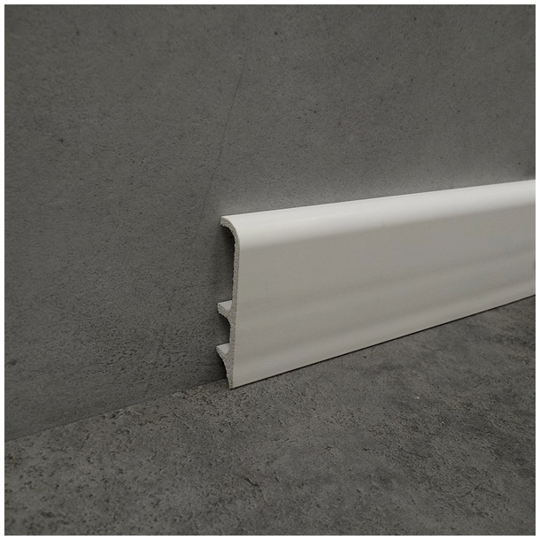 Battiscopa in PVC 8603 Grigio Chiaro 556 70x15 mm 100Mt - Profilpas -1