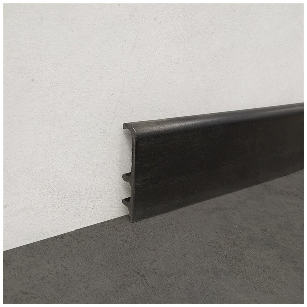 Battiscopa in PVC 8603 Nero 557 70x15 mm 100Mt - Profilpas -1