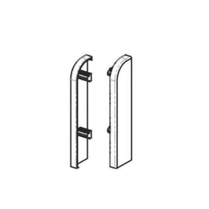 Terminale DX/SX per battiscopa 8603 PVC Line - Profilpas -1