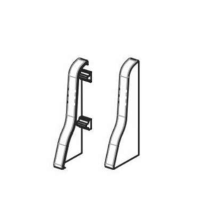 Terminale DX/SX per battiscopa 8602 PVC Line - Profilpas -1