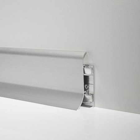 Terminale DX/SX Battiscopa Metal line 98/7 - Profilpas -2