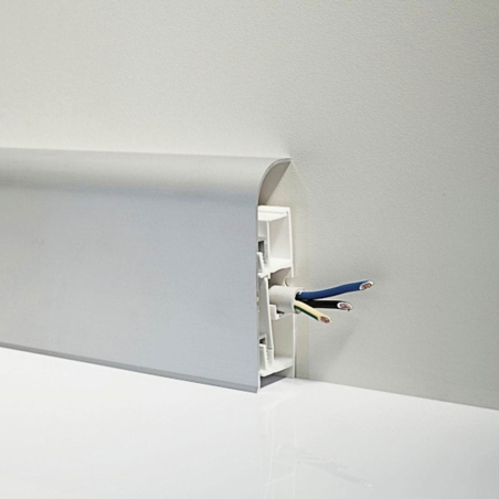 Passacavi in PVC per Battiscopa Metal line 97/8 - Profilpas -2