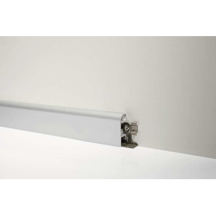 Battiscopa in alluminio 40 mm 200 cm Metal line 97/4 - Profilpas -1