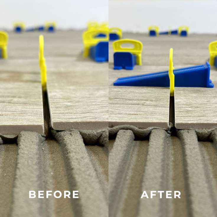 Entretoises autonivelantes 1 mm Mapelevel proWDG Spacer C Mapei 3000 pièces -7