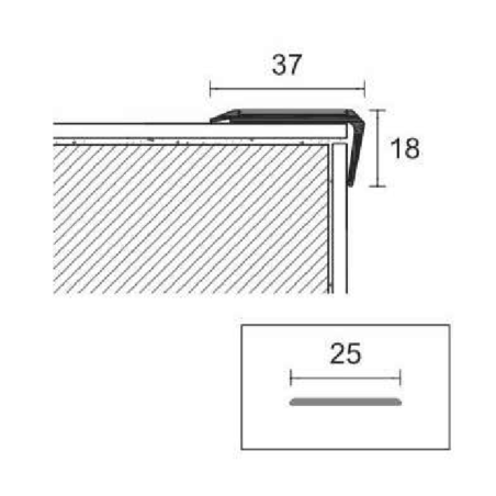 Profilo paraspigolo 270 cm PROTECT 124 Profilpas -2