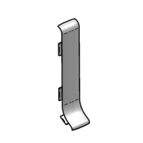 Giunzione per battiscopa Metal Line 90 Profilpas -1