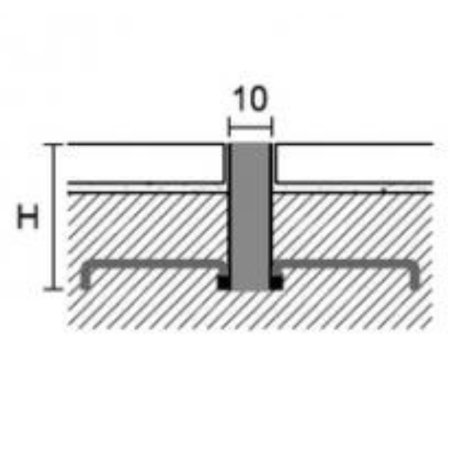 Giunto di dilatazione per pavimenti in alluminio PROJOINT DIL STA Profilpas -2