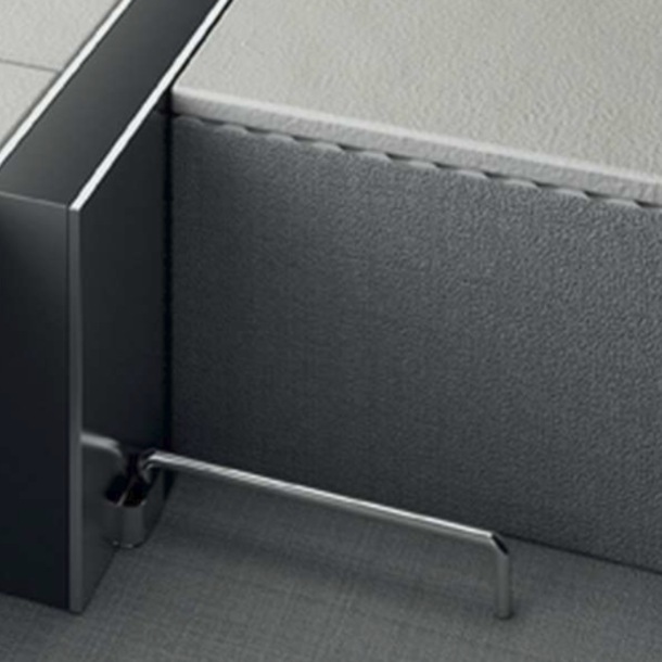 copy of Battiscopa alluminio anodizzato per applicazioni di pannelli in cartongesso Metal Line 100 -1