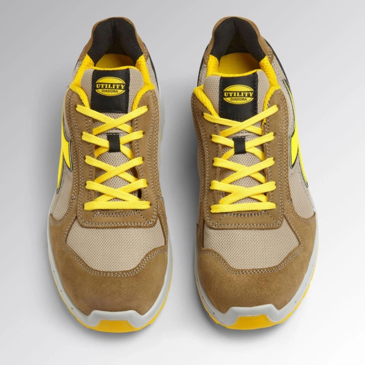 Scarpe antinfortunistiche DIADORA Run Net AB Low S1PS FO SR Marrone -2