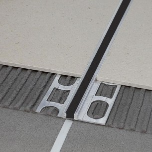 Giunto di dilatazione per pavimenti in alluminio e nero PROJOINT DIL NTA Profilpas -1
