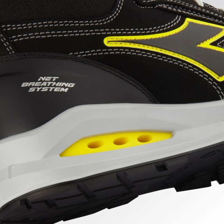 Chaussures de travail DIADORARun Net AB Mid S3PS FO SR Noir -5