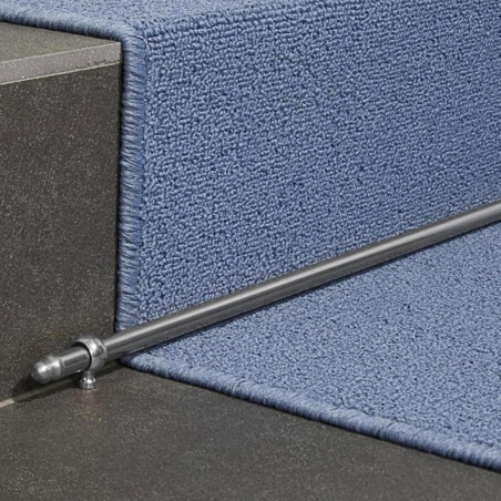 Tappo in ottone cromato per tubo passatoia ø11mm PROSTAIR 161/11 Profilpas -2