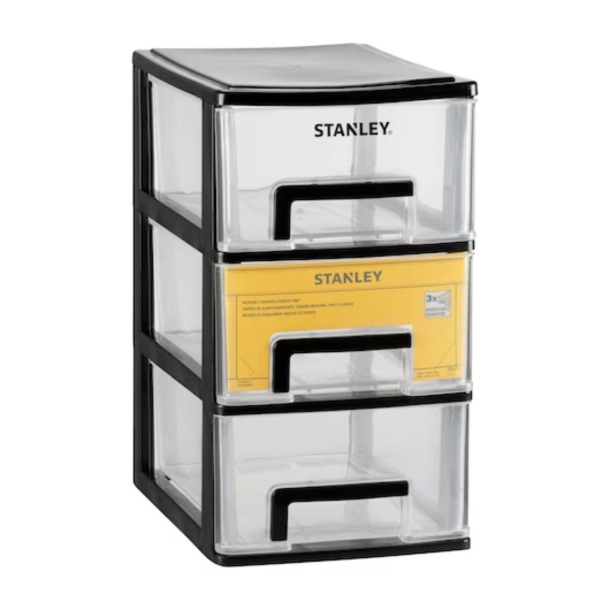 Cassettiera STANLEY Essential 3 Cassetti 17x24x30 cmSTANLEY