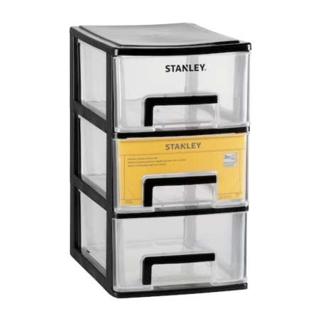 Cassettiera STANLEY Essential 3 Cassetti 17x24x30 cmSTANLEY