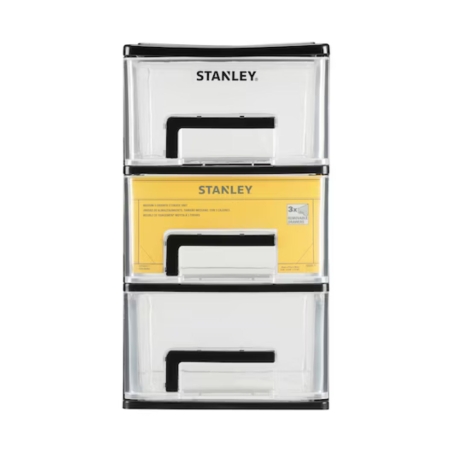 Cassettiera STANLEY Essential 3 Cassetti 17x24x30 cmSTANLEY