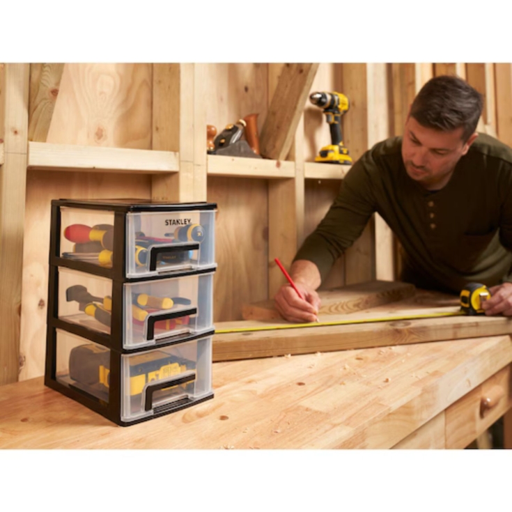 Cassettiera STANLEY Essential 3 Cassetti 17x24x30 cmSTANLEY