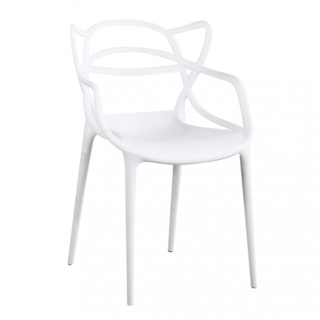 Poltrona lily bianca -1