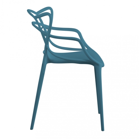 Poltrona lily verde petrolio -3