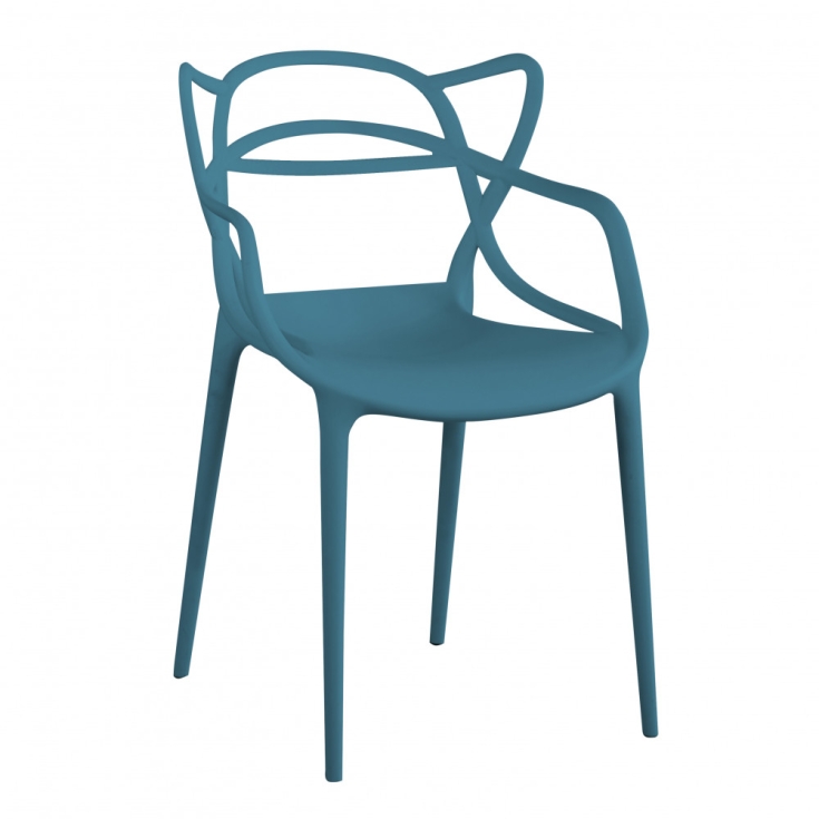 Poltrona lily verde petrolio -1