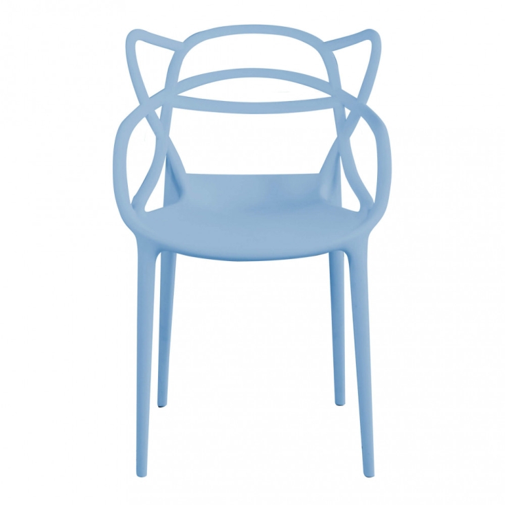 Poltrona lily azzurra -3