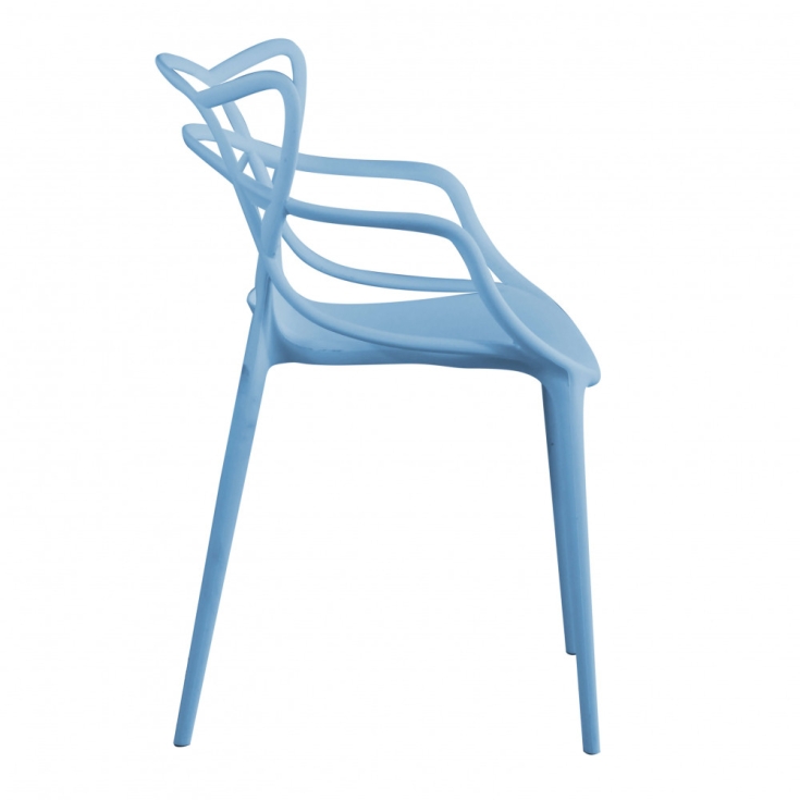 Poltrona lily azzurra -4