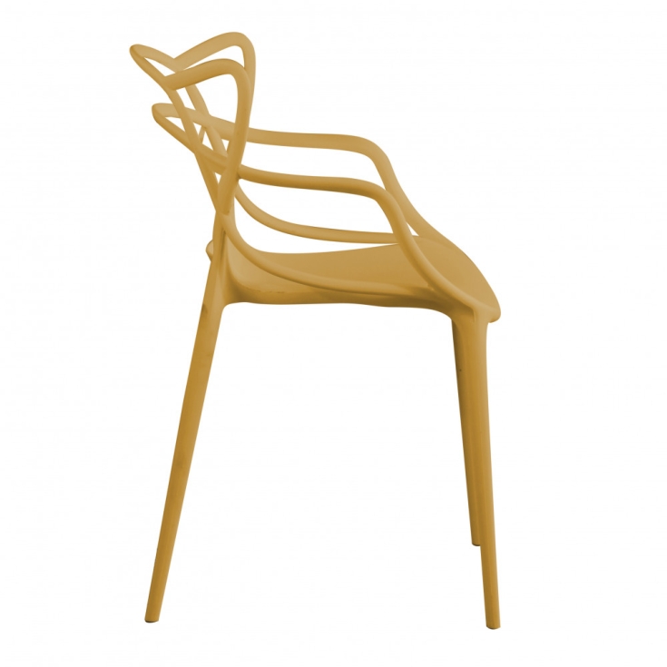 Poltrona lily giallo senape -3