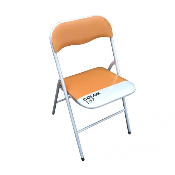 SEDIA PIEGHEVOLE SLIM ARANCIO COLOR 157