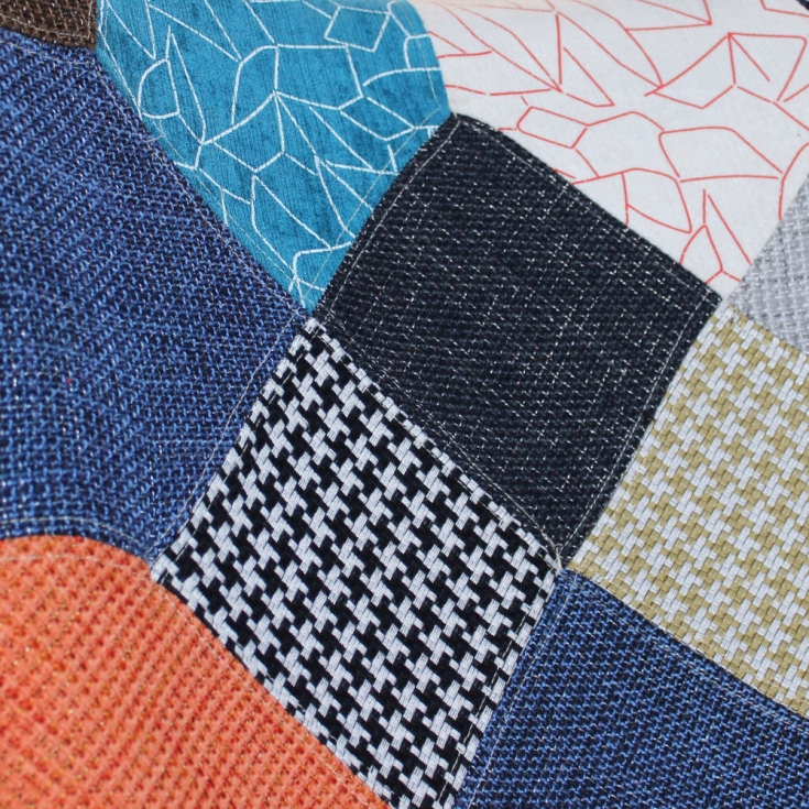 POLTRONA CON POGGIAPIEDI VERSAILLES PATCHWORK -3