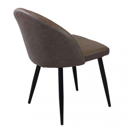 Poltrona sissy in ecopelle -4