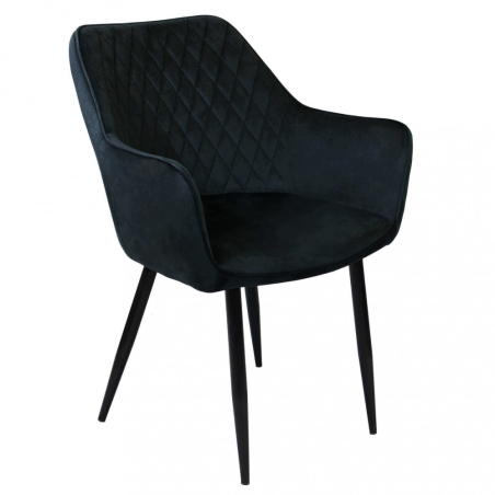 Poltrona candy in velluto -1