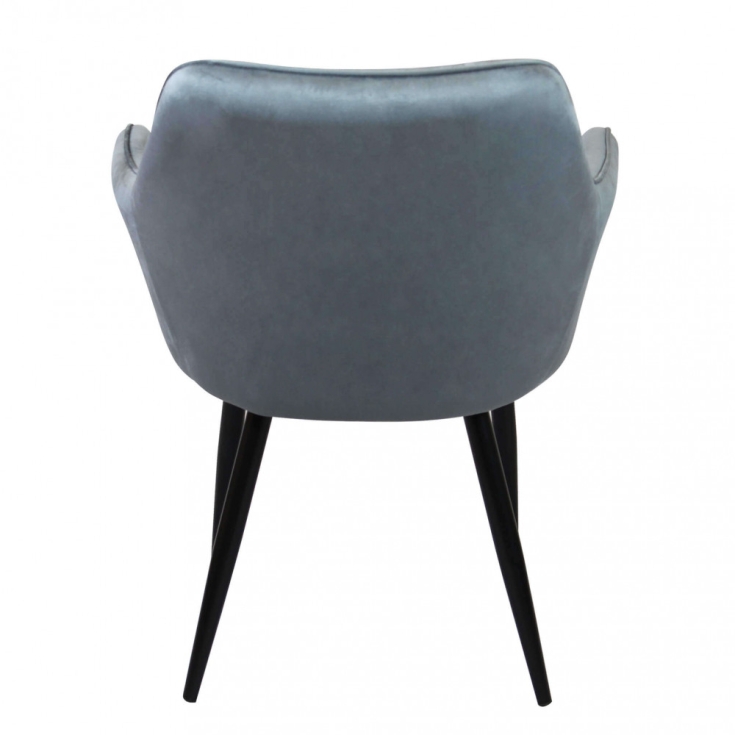 Poltrona candy in velluto -5