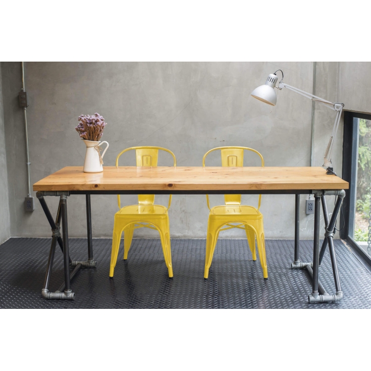 Sedia lola giallo antico -6