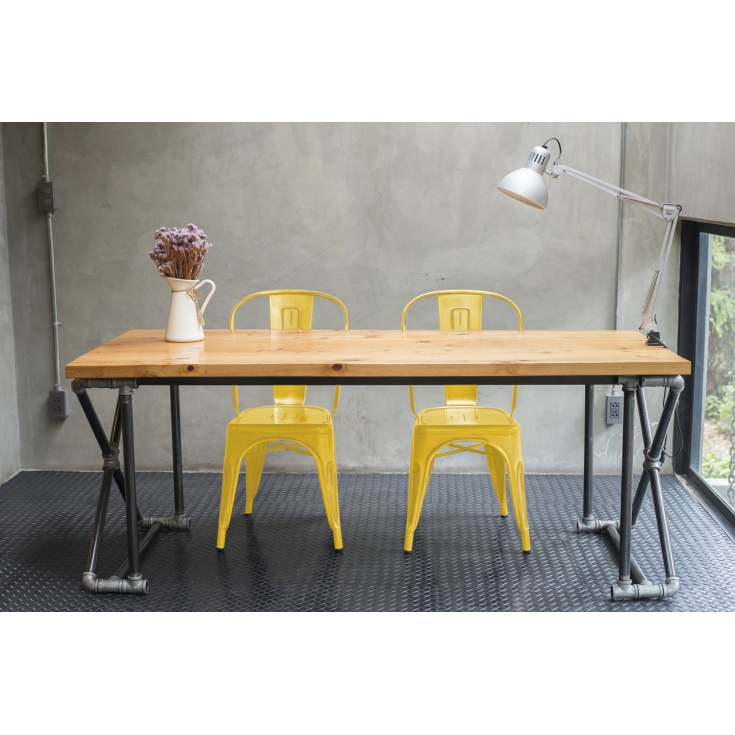 Sedia lola giallo antico -7