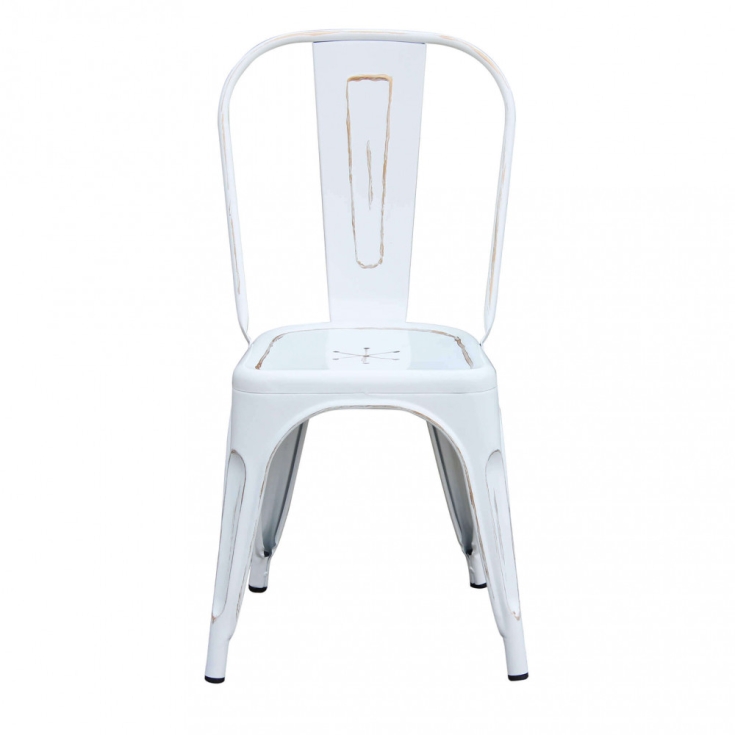 Sedia lola bianco antico -2