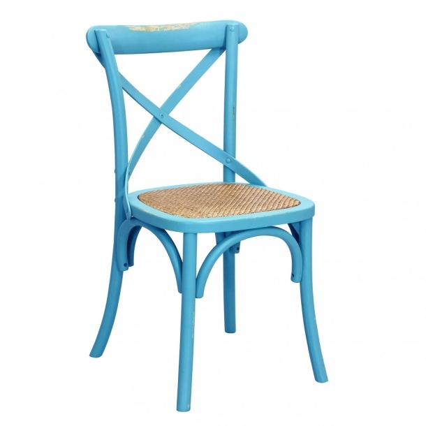 Sedia cross azzurra -1