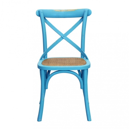 Sedia cross azzurra -2