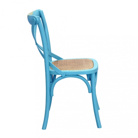 Sedia cross azzurra -3