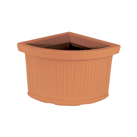 Vaso angolare in polietilene Millerighe Rome Monacis -1