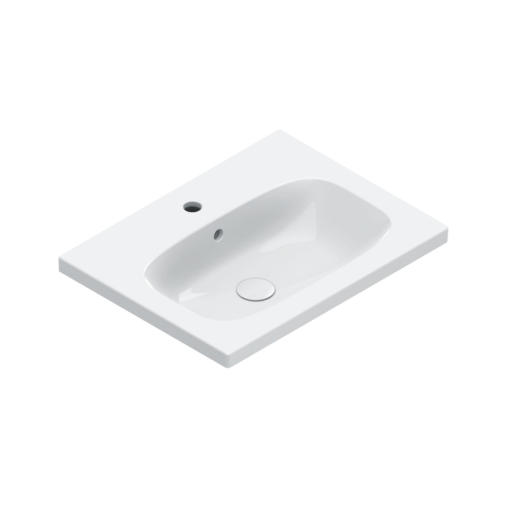 Lavabo 60x46 bianco lucido Alvea Catalano -1