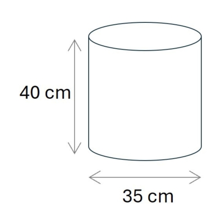 Espositore Cilindrico a Colonna 35x35x40h cm Roller 40 -14