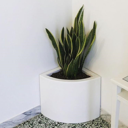 Vaso angolare 45x45 cm in polietilene Link45 -4