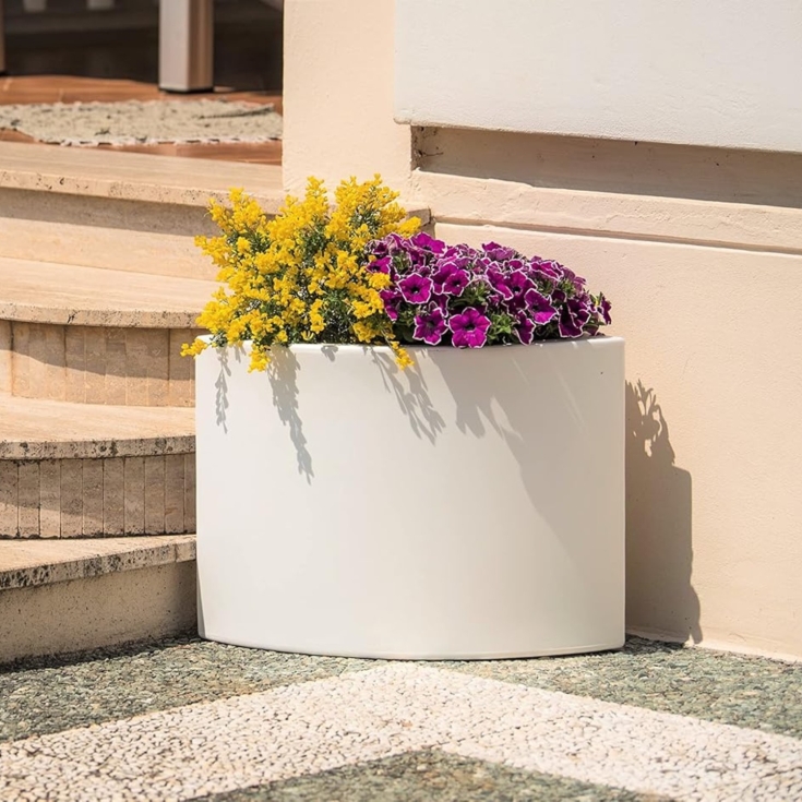 Vaso angolare 45x45 cm in polietilene Link45 -2