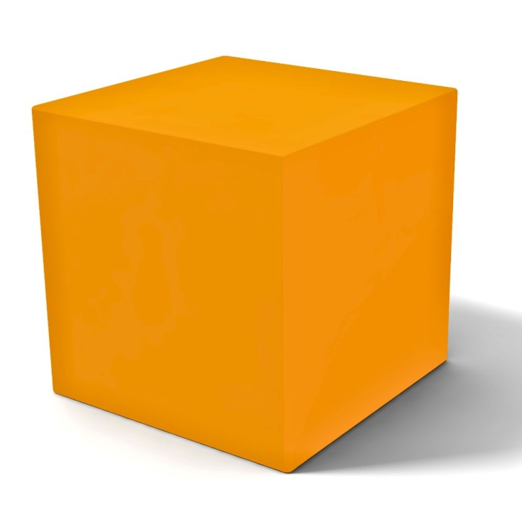 Cubo da arredo colorato in polietilene 25 cm Icekub Kloris -7