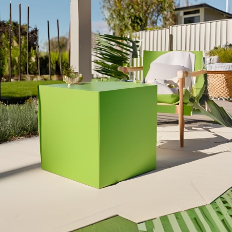 Cubo da arredo colorato in polietilene 35 cm Icekub Kloris -24