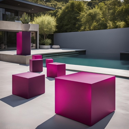 copy of Cubo da arredo colorato in polietilene 25 cm Icekub Kloris -25