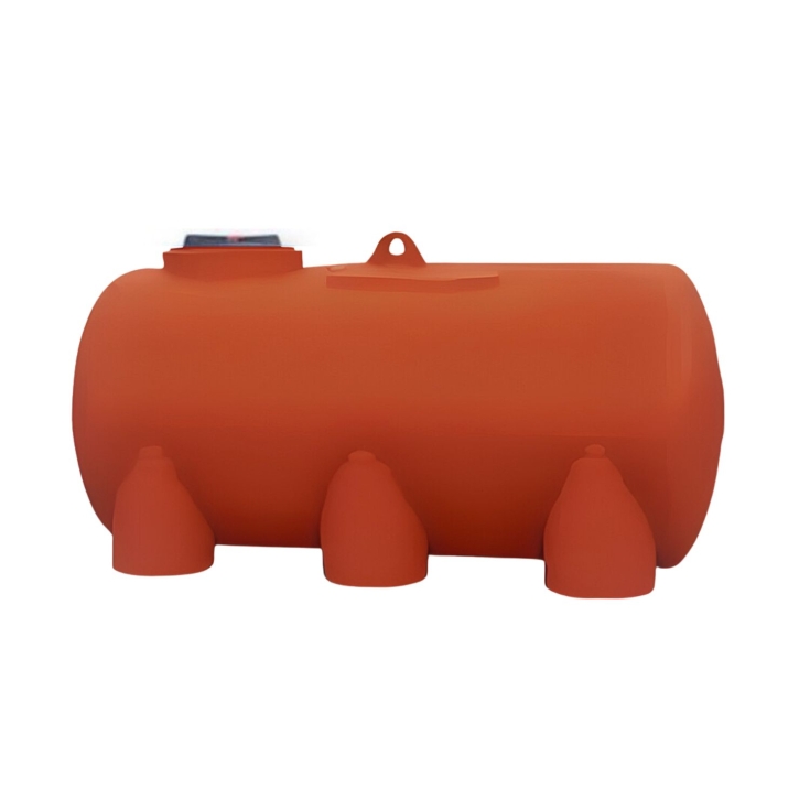 Serbatoio acqua orizzontale 500 litri PE atossico da esterno -6