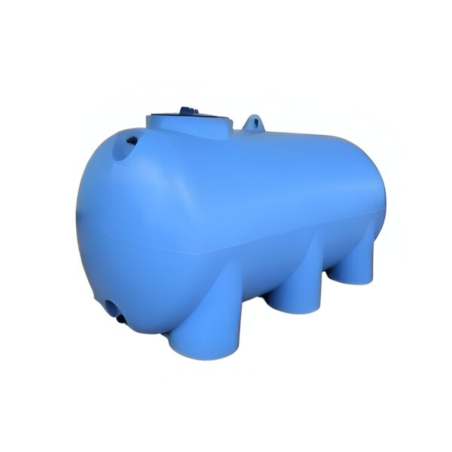 Serbatoio acqua orizzontale 1500 litri PE atossico da esterno -1